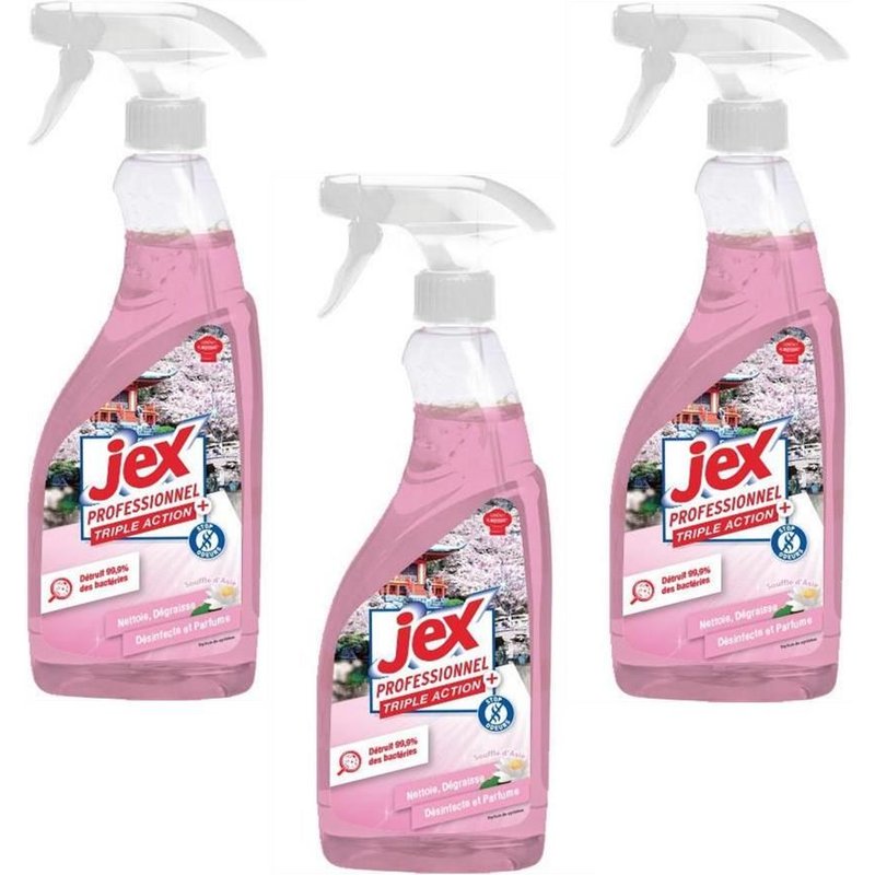 Jex Lot de 3 Pistolets 750 ml Triple Action prĂȘt Ă l'emploi Souffle d'Asie