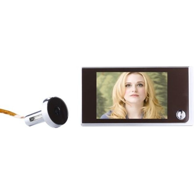 Sonnette électronique intelligente sans fil SN520A, ?il de chat, écran 3,5 pouces, 1 million de caméras - SN520AD