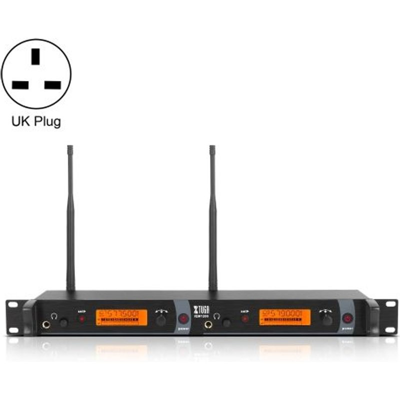 Moniteur intra-auriculaire XTUGA IEM1200 Single Host Stage Singer (norme britannique) - Émetteur