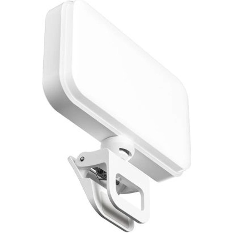 Lampe de poche à 66 perles pour photographie, selfie, vidéoconférence, portable (version blanche)