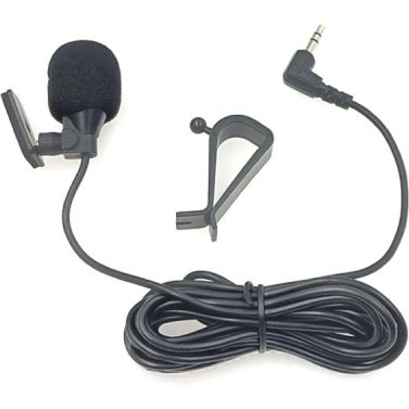 Câble de microphone externe stéréo coudé 3,5 mm pour navigation DVD, longueur du microphone : 3 mètres - Prise RCA Lotus