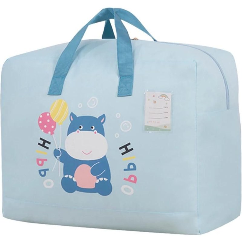 Sac De Rangement De Courtepointe ImprimĂ© De Dessin AnimĂ© Ăpaissir Oxfold Tissu VĂȘtements Sac De Finition Bleu,Grande Taille