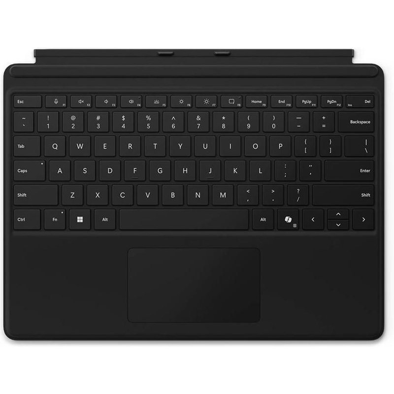 Microsoft Clavier Signature pour Surface Pro - Clavier - avec pavé tactile - rétroéclairé - QWERTY - Anglais - noir - pour Surface Pro 10 for Business, Pro 11, Pro 8, Pro 8 for Business, Pro 9, Pro 9 for Business