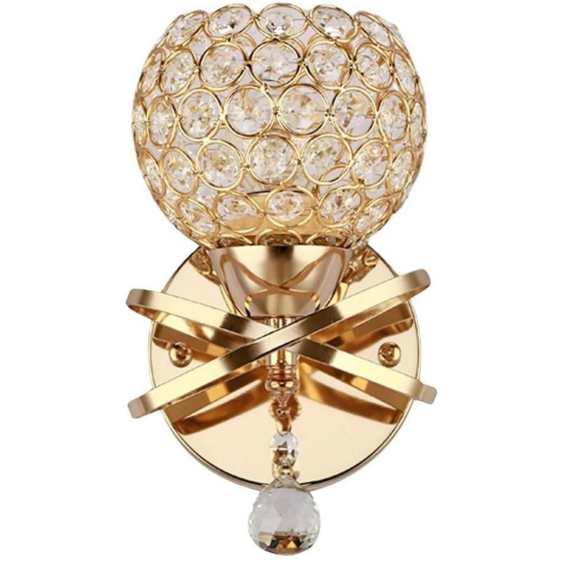 Lits Simples Modernes Tête Cristaux Lampe Beauté Délicate Éclairage Lumières Pour Chambre