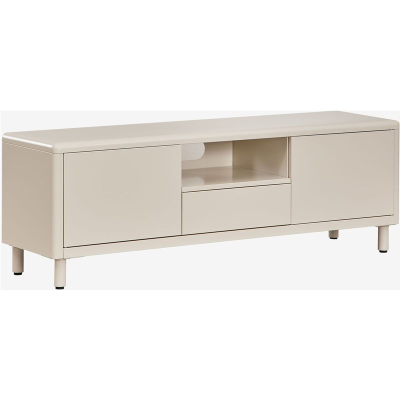 Meuble TV en acier Michigan Tapioca Beige ↔︎ 150 cm