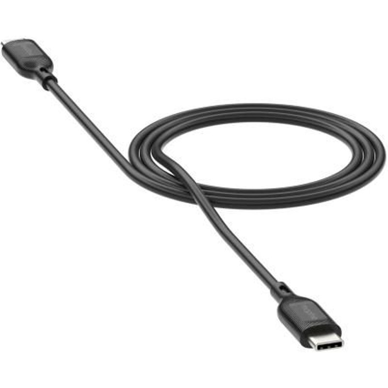 mophie essentials charging cables 1M câble USB USB 2.0 USB C Noir