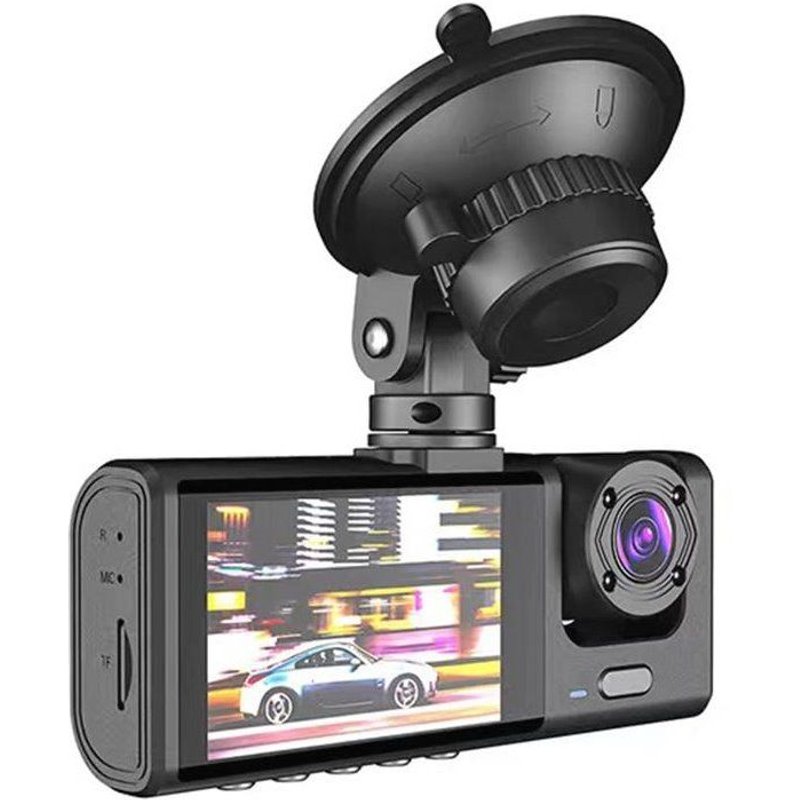 Dashcam HD Vision Nocturne 3 Lentilles Enregistreur De Conduite 1920x1080P YONIS