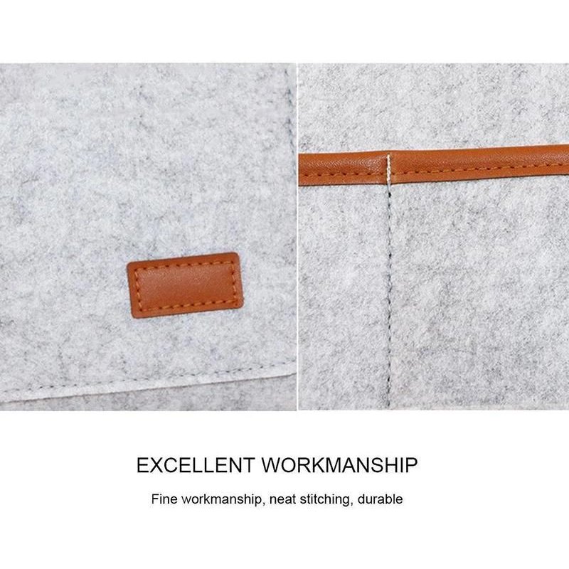 Sac De Rangement De Chevet Organisateur De Rangement Suspendu En Feutre Avec Poches Intérieures Pour Dortoir De Chambre Nouveau