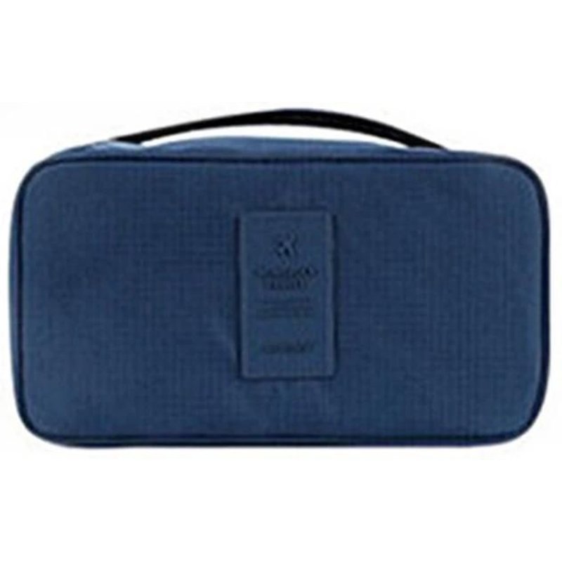 Sous-VĂȘtements Organisateur Sac Soutien-Gorge Chaussettes Lingerie Sac De Rangement Pour Voyage Bleu FoncĂ©