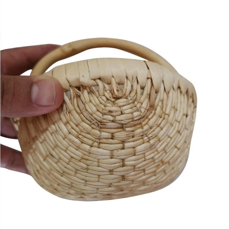 Pâte À Pain Tissée À La Main Panier En Rotin Panier De Rangement Pique-Décoration Intérieure