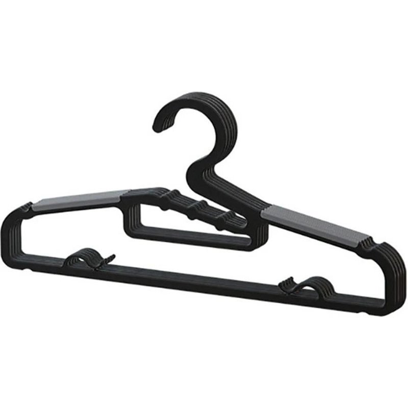 Porte-VĂȘtements En Plastique Noir Multi-Usages AntidĂ©rapant Suspendu Porte-VĂȘtements Ăpaississant Pantalon De SĂ©chage Plus Ăpais Porte-VĂȘtements De Rangement