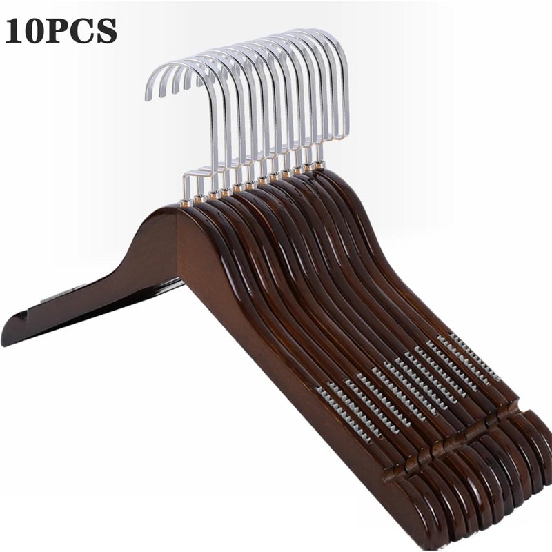 Magasin De VĂȘtements Maison VĂȘtements Support Magasin De VĂȘtements Pour Femmes Porte-VĂȘtements En Bois Massif Porte-VĂȘtements AntidĂ©rapant Non Marquant RĂ©tro,38cm,AntidĂ©rapant