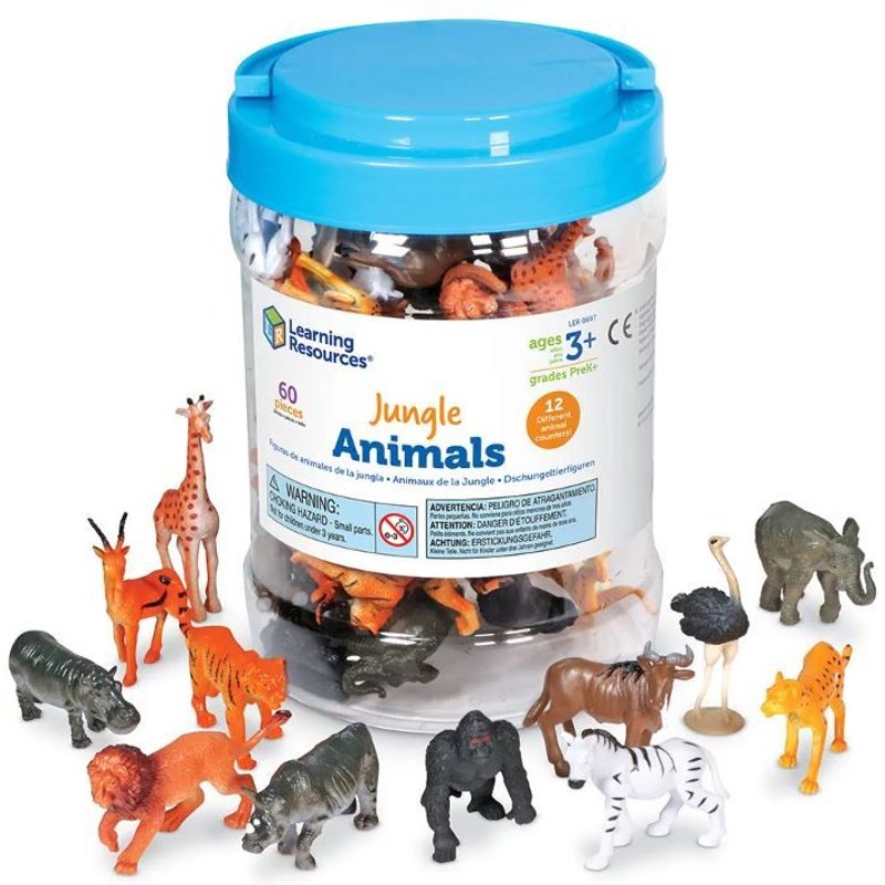 60 Animaux De La Jungle Learning Resources