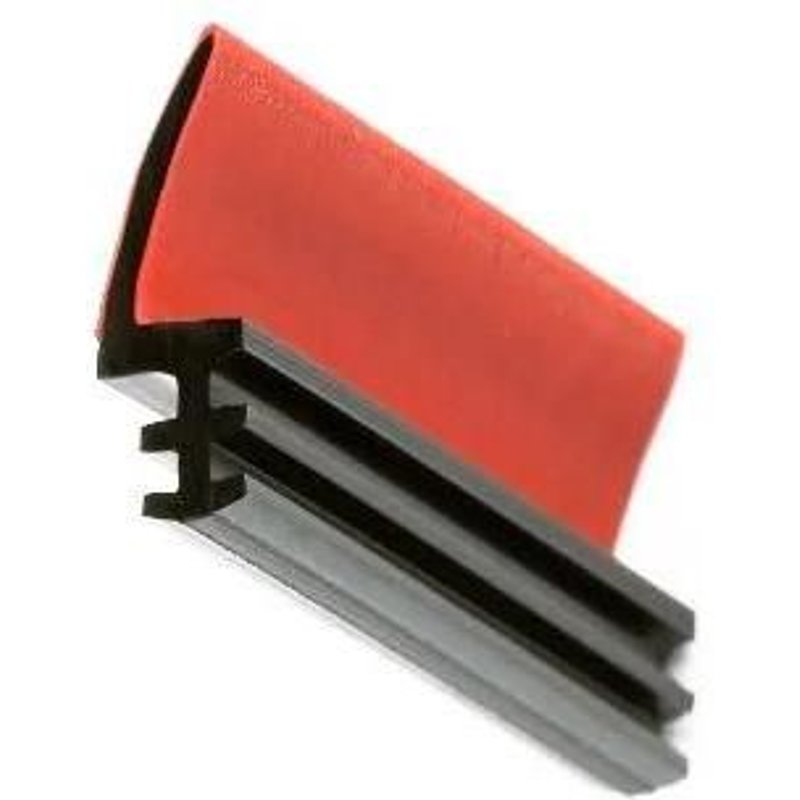 Joint sur dormant en PVC - LD 411 - pour rainure de 4 mm - finition noir - 40 m