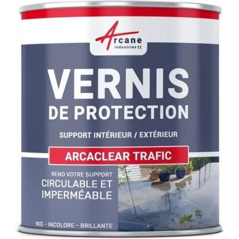 Résine de finition circulable etancheite transparente Arcaclear ARCACLEAR TRAFIC 1 Kg