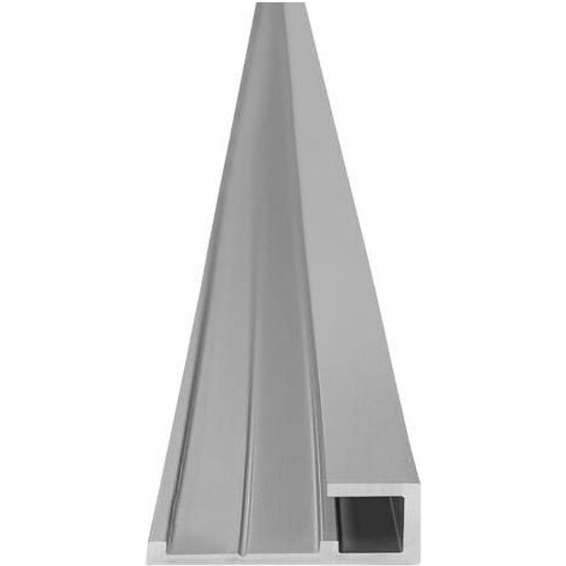 Profilé de finition extérieure 255 cm pour panneau VIPANEL 3 mm - Aluminium mat