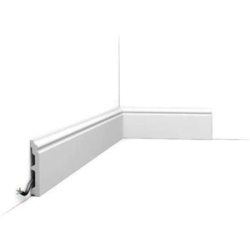 Plinthe Orac Decor SX173 AXXENT CONTOUR Plinthe Moulure décorative design intemporel classique blanc 2m
