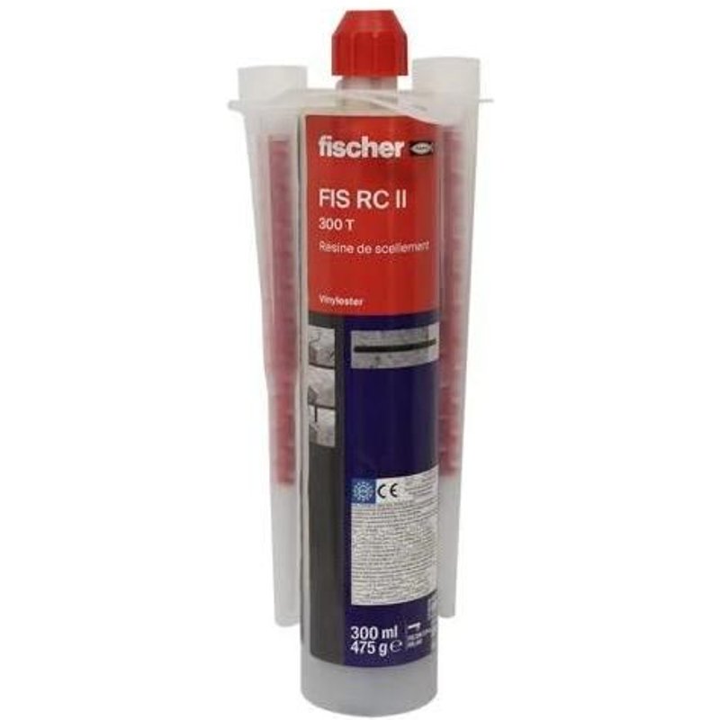 Résine Hybride de scellement de fer à béton FIS RC II 300 T - 300ml - Fischer