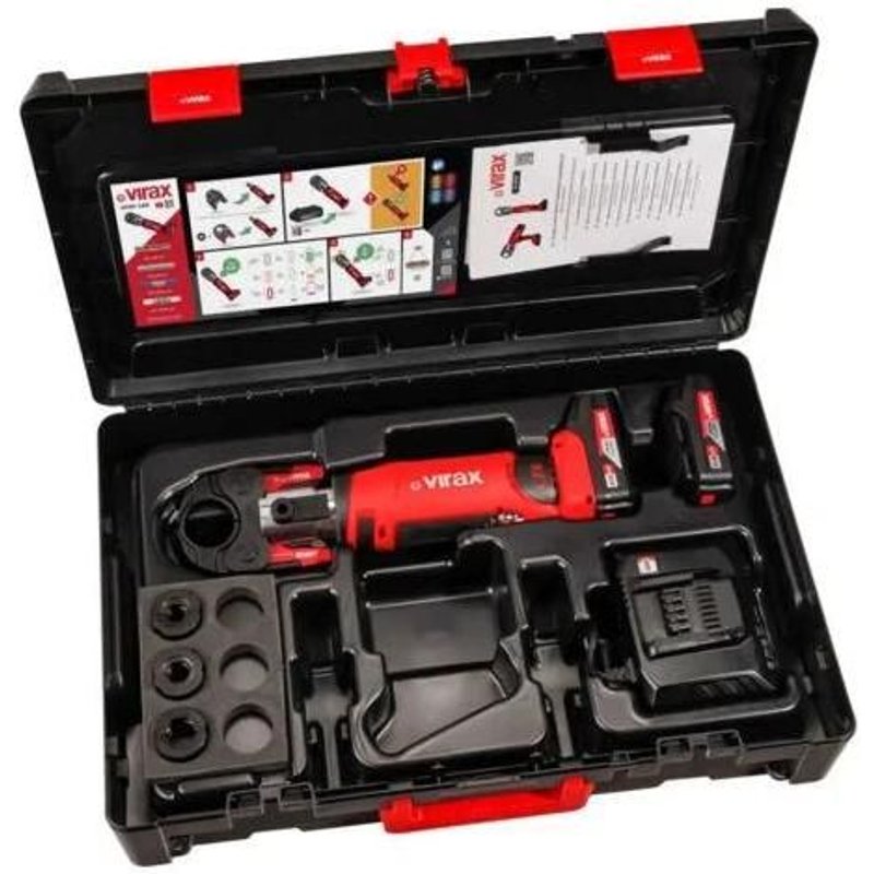 Presse à sertir électro-mécanique Viper L2X + Inserts TH16 / TH20 / TH26 253577 - Virax