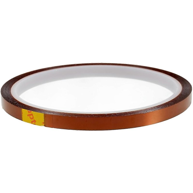 Ruban adhésif isolant en polyimide haute température KAPTAN 33 m x 0,6 cm, pour circuit électrique, très résistant