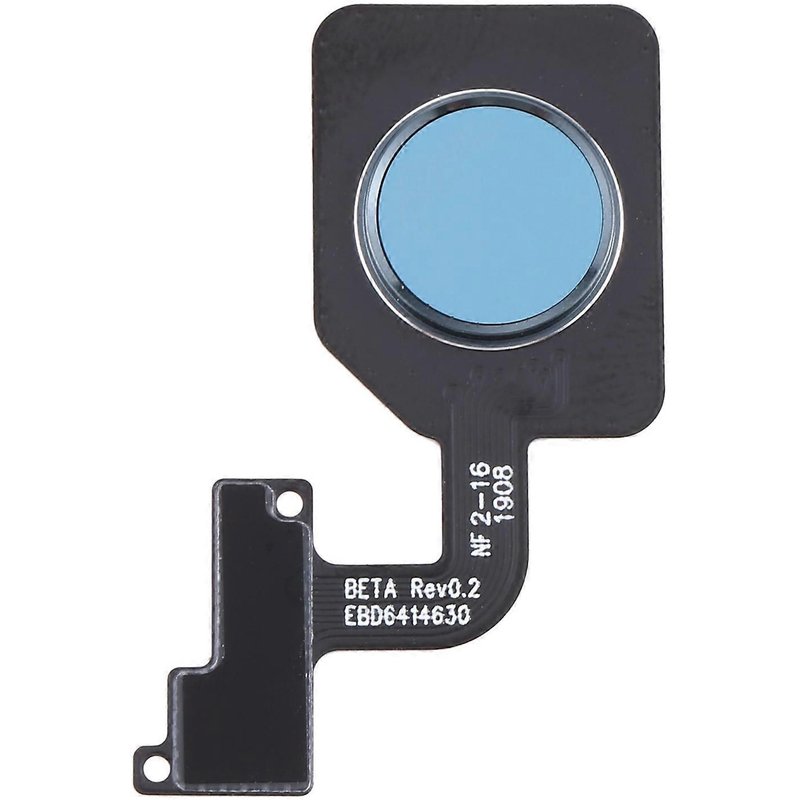 Câble Flexible De Remplacement Pour Bouton D'empreinte Digitale De La Touche D'accueil D'origine (Sans Logo) Pour Lg G8s Thinq Lmg810 - Bleu Bébé