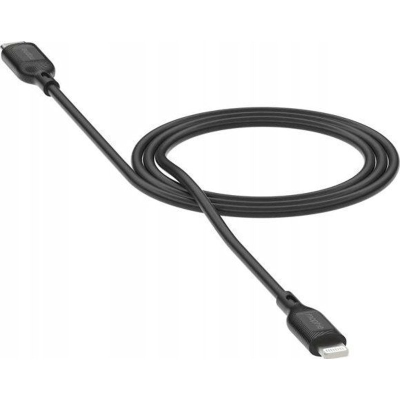 mophie essentials Lightning to USB-C charging cable 1M Noir