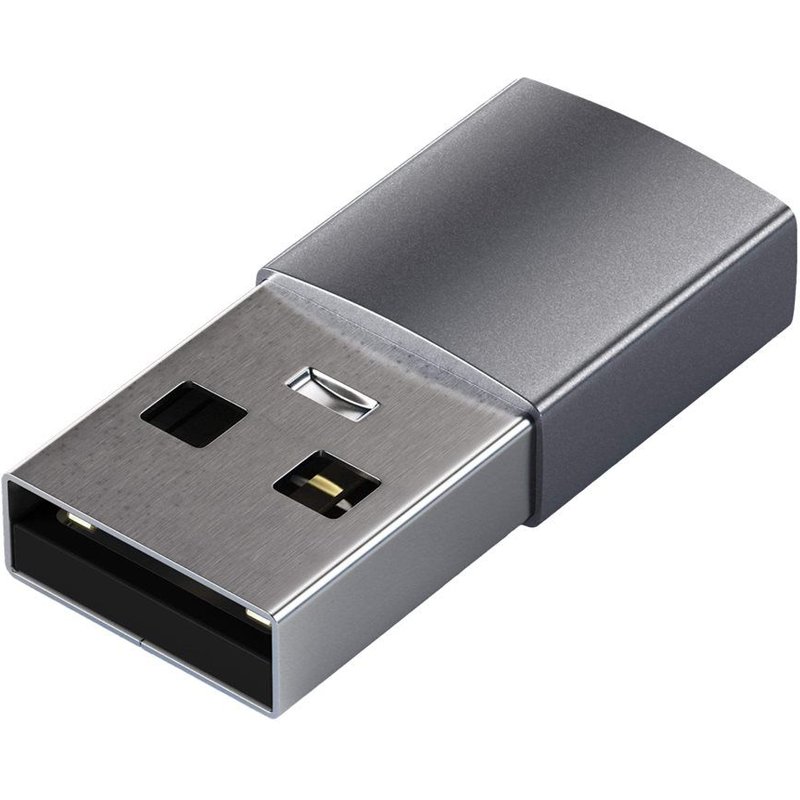 Satechi - Adaptateur USB - 24 pin USB-C (F) pour USB type A (M) - USB 3.0 - gris sidéral