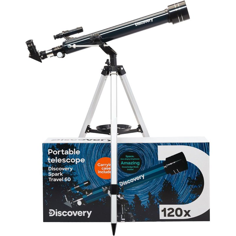 DISCOVERY - SPARK TRAVEL 60 - Télescope réfracteur 60/700 avec monture azimutale AZ1