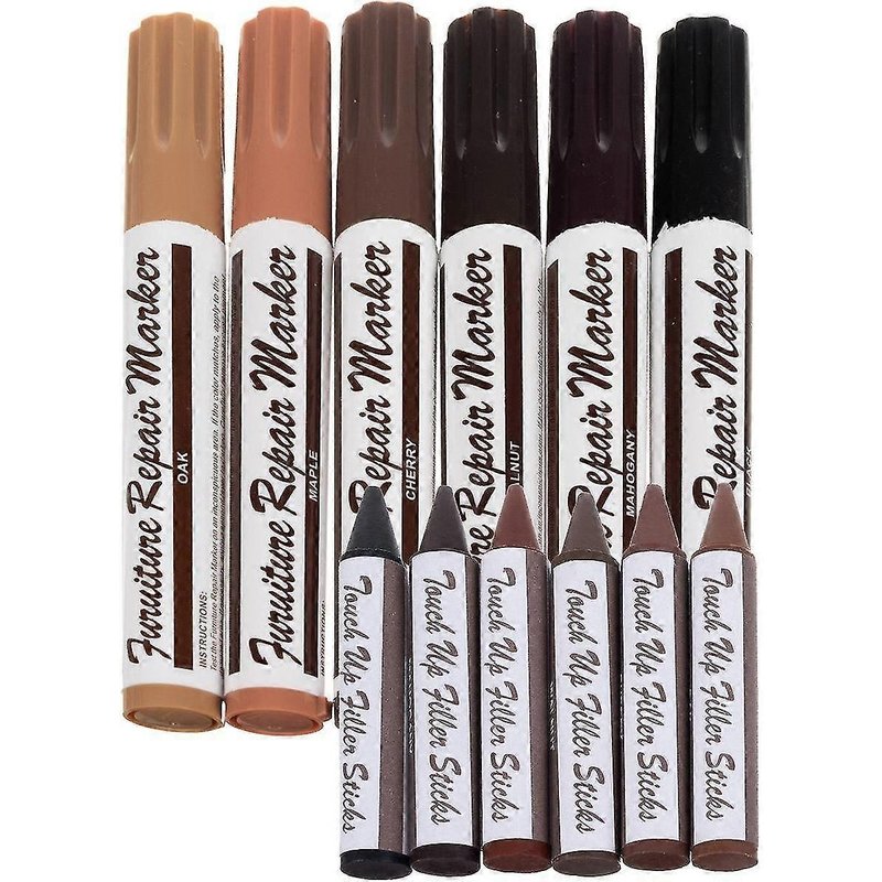 Stylo De Réparation Pour Meubles Et Panneaux - 6 Pièces