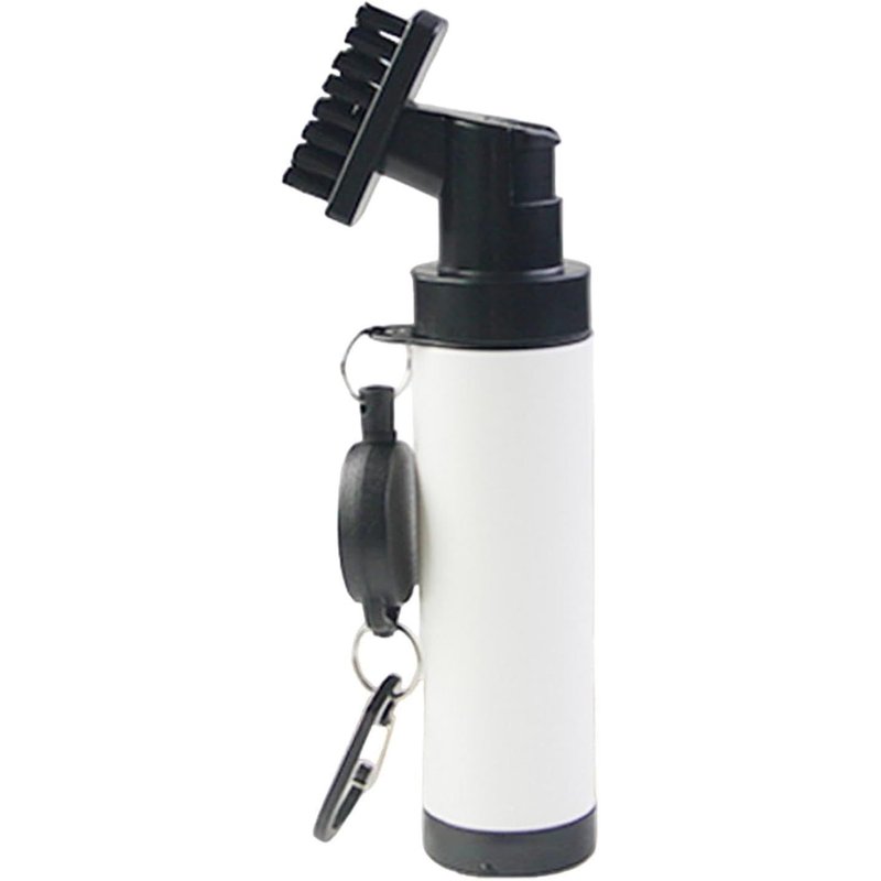 Nettoyant Pour Club De Golf Avec Eau, Brosse Pour Club De Golf Avec Eau, Brosse Pour Club De Golf Avec Poils En Nylon, Vaporisateur D'eau Avec Clip De Retenue Pour Un Nettoyage Facile