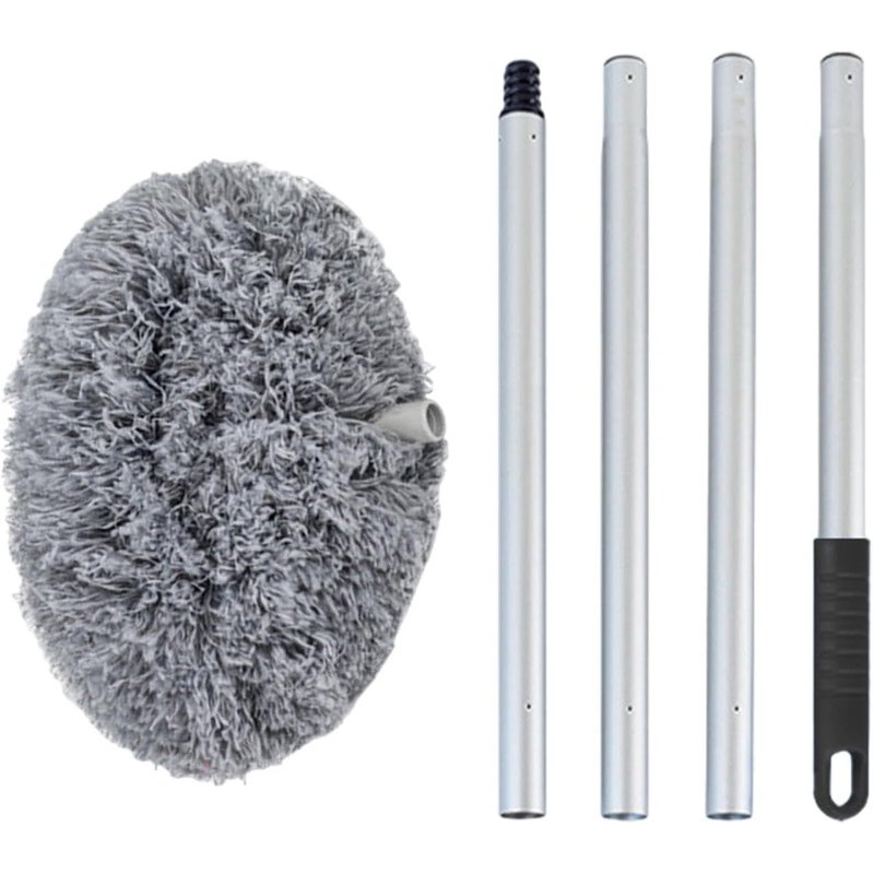 Plumeau flexible en microfibre pour ventilateur de plafond - Plumeau flexible en microfibre pour ventilateur de plafond Plumeau réutilisable, pliable et lavable pour ventilateurs, meubles et stores