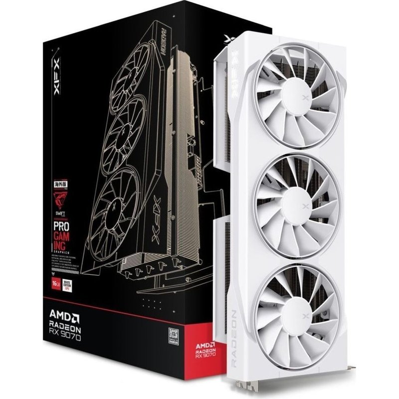XFX Swift Radeon RX 9070 OC Triple Fan Gaming Edition, Radeon RX 9070, 16GB GDDR6, PCI-Express