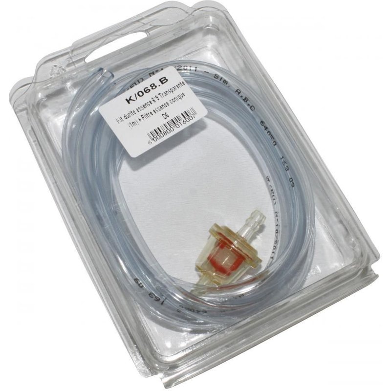 Durite essence RSM pour moto Ø6x9mm par 1m + filtre Neuf