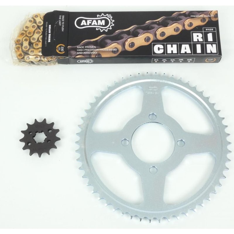 Kit chaîne AFAM 13x54 pour Yamaha 125 TTR 02-20
