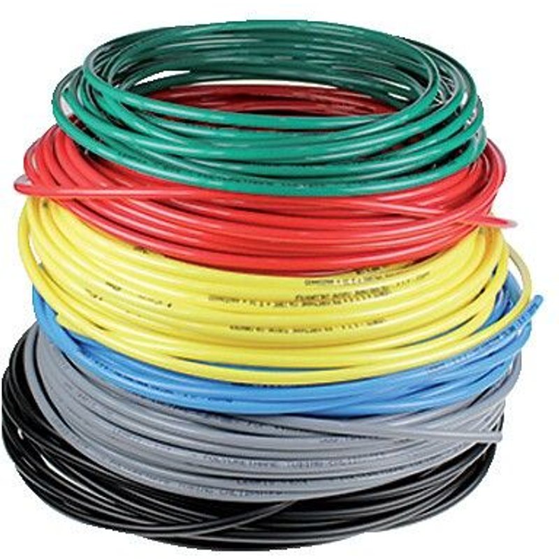 Tube polyuréthane éther cristal FDA - diamètre extérieur 8 mm - diamètre intérieur 2,5 mm - longueur 100 m PARKER LEGRIS