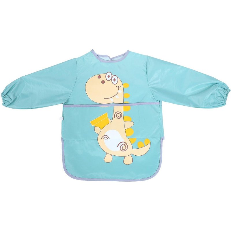 Bavoir De Sevrage Imperméable À Manches Pour Bébé - Blouse Couvrante Pour L'alimentation Et Les Activités Artistiques - Facile À Nettoyer Et Confortable