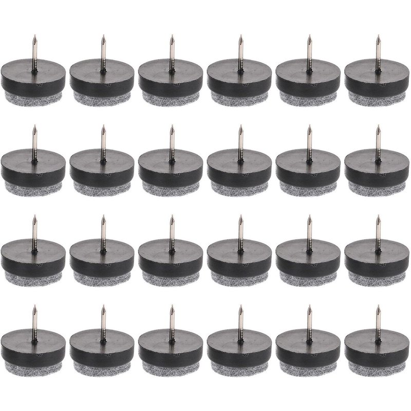 Lot De 60 Patins Ronds En Feutre Ultra-Résistants Pour Meubles - Protections De Sol Antidérapantes À Clouer, Pour Une Vie Sans Rayures