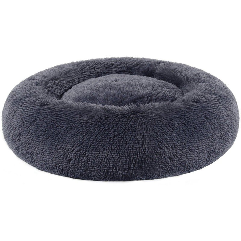 Panier Pour Chien Lit Pour Chat Doux 60 Cm Gris Foncé Helloshop26 12_0001122