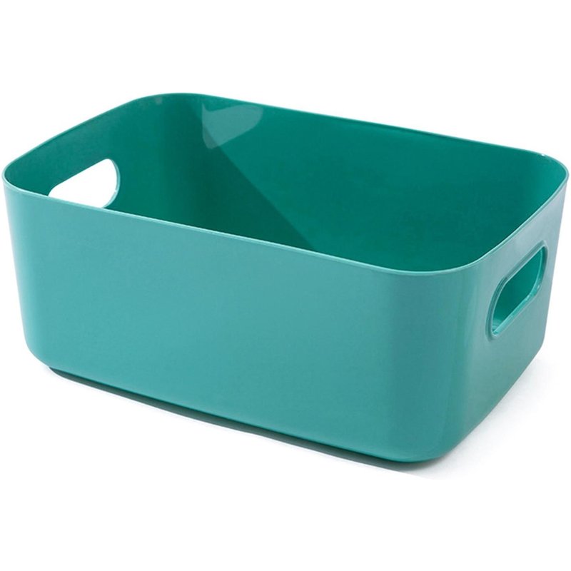 Pratique À Double Poignée En Plastique De Bureau De Rangement De Livres Bacs De Rangement De Fichiers Magazine Pour Le Bureau