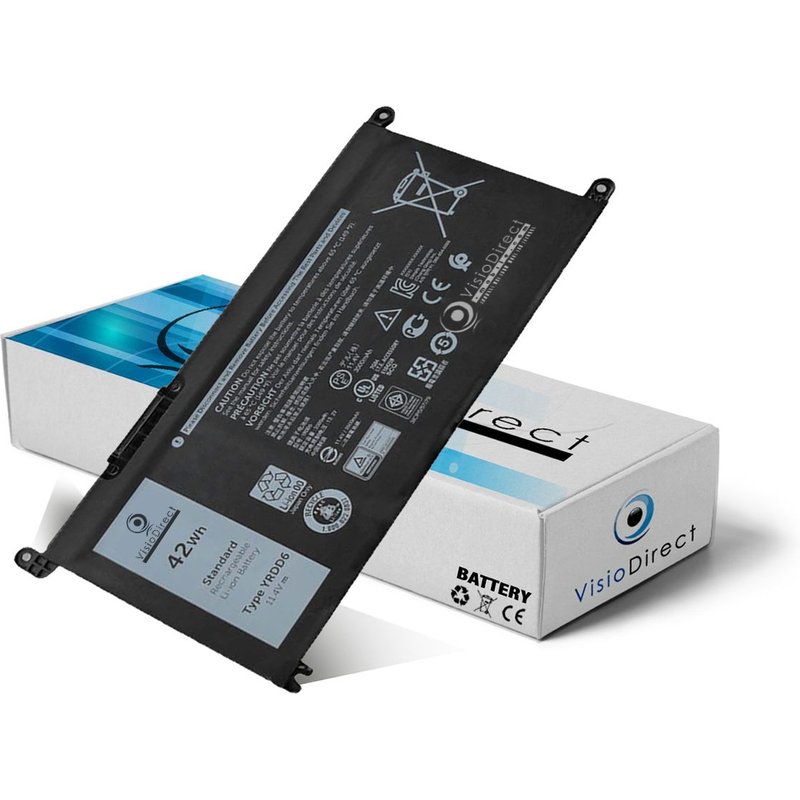 Visiodirect® Batterie compatible avec DELL Inspiron 15 5000 Series 11.4V 42Wh
