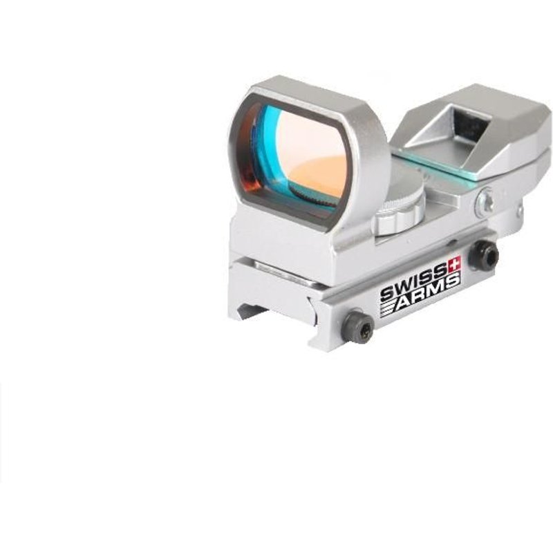 Visee Point Rouge Et Vert Multi Reticules Silver Swiss Arms Pour Replique Airsoft 263917