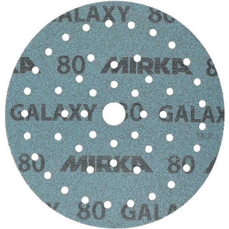 Disque abrasif GALAXY Grip Multifit 150mm K.80 pour HO/métal/peinture/bois. (Par 50)