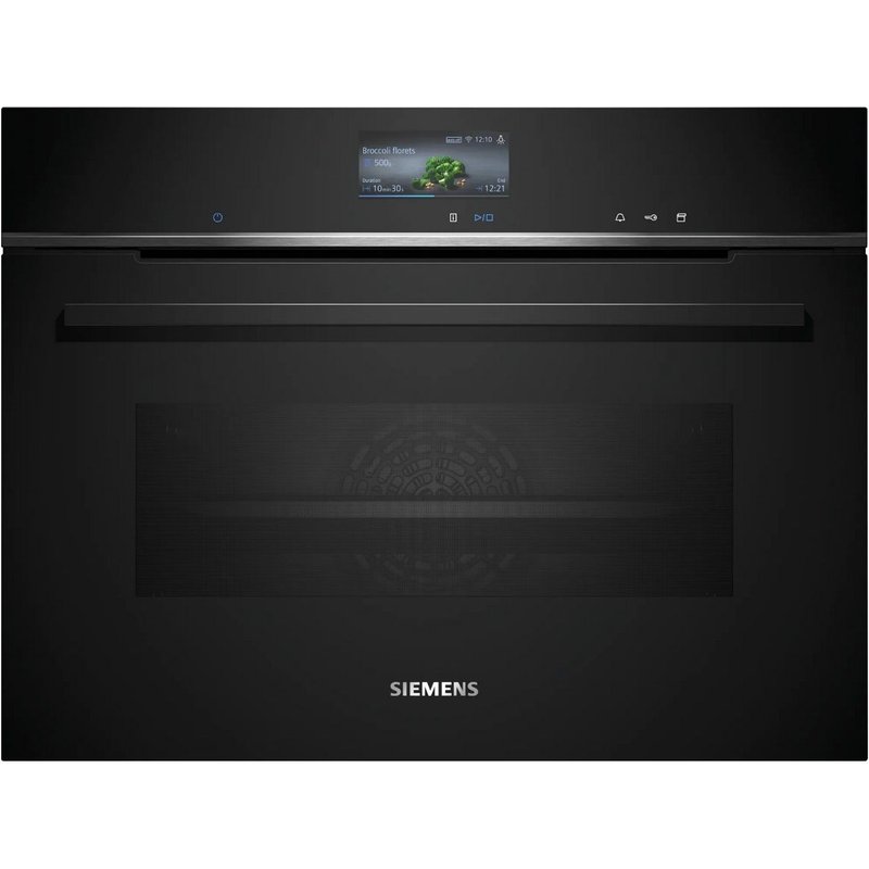 Siemens - Four intégrable combi vapeur 47l 60cm a+ hydrolyse noir CS736G1B1