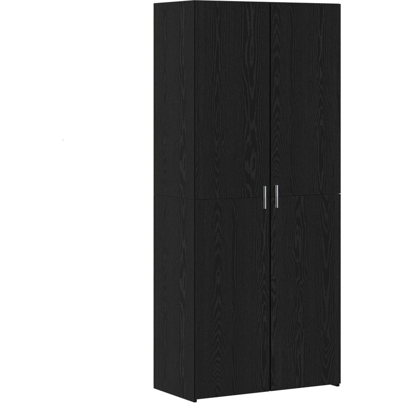 Vidaxl Buffet Haut Chêne Noir 40x42.5x185 Cm Bois