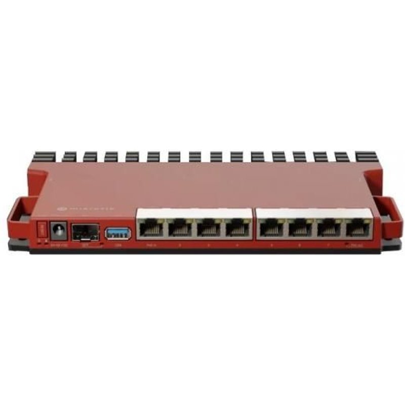Mikrotik L009UiGS-RM Routeur connecté 2.5 Gigabit Ethernet, Gigabit Ethernet Rouge