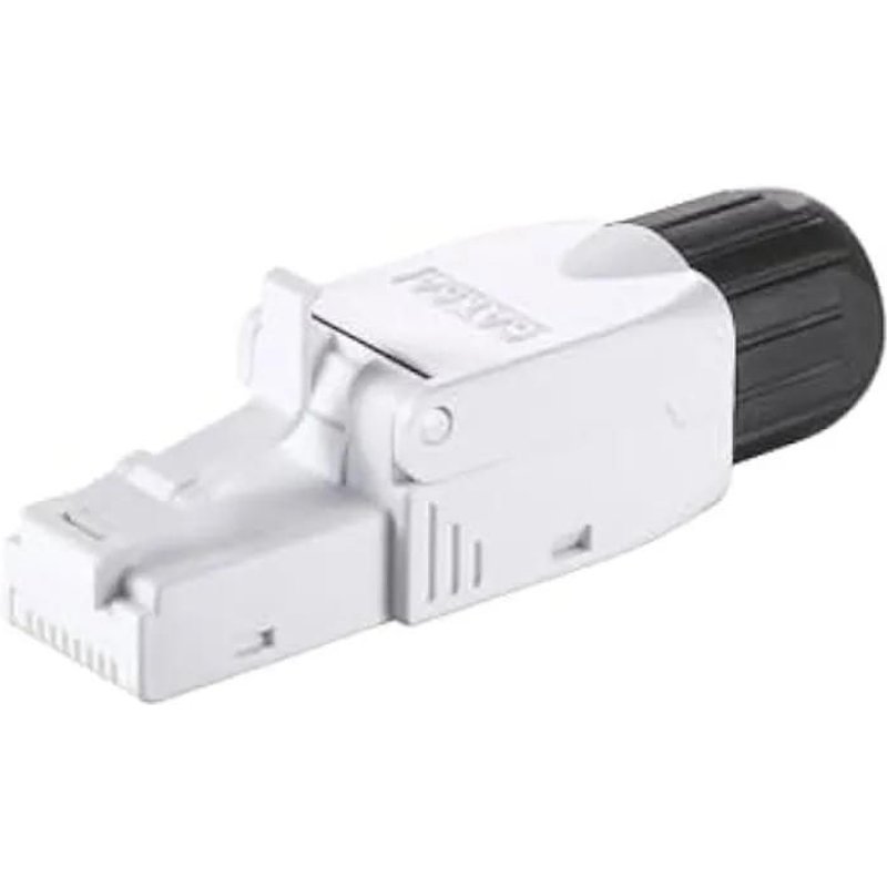Connecteur RJ45 Cat.6A - EQUIP - Lot de 5 - Montage sans outil - Plaqué or - Conforme RoHS