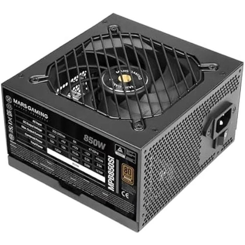 Alimentation PC ATX - MARS GAMING - MPB850SI - 850W - 80Plus Bronze - Garantie 7 Ans