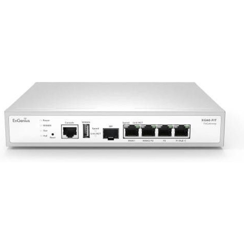 Engenius Gateway Firewall 2 LAN 2 WAN 3000 Mbit/s Firewall 900 Mbit/s VPN 4 Porte