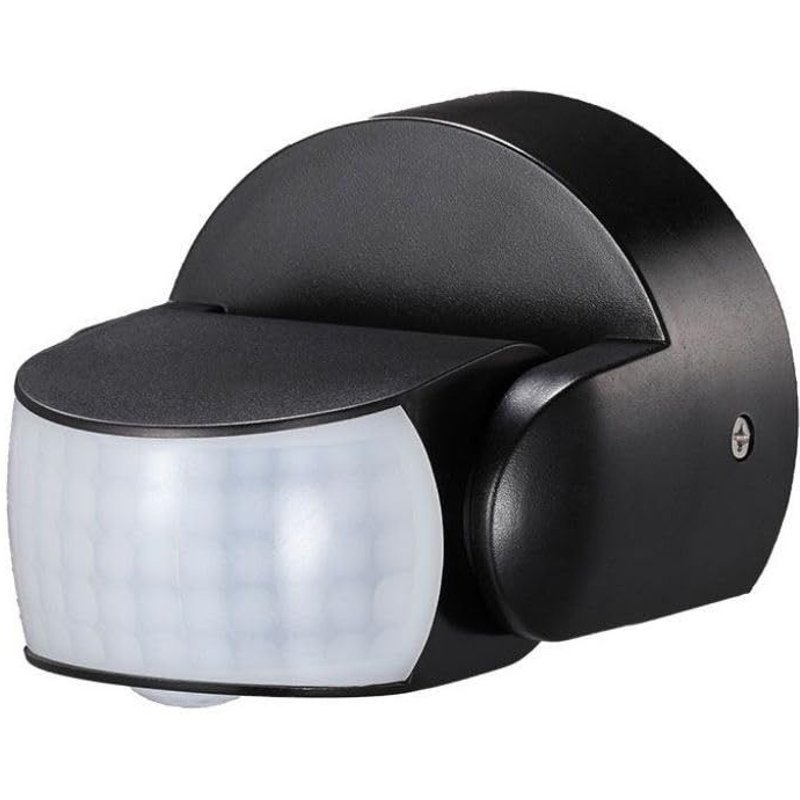 V-TAC VT-8093 Détecteur de mouvement infrarouge 360° corps noir pour ampoules led IP65 - sku 6610