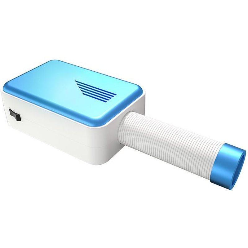 Portable Electric Clothes Shoe Dryer Fan Heater Bed Warmer Garment Mites Killer For Home, Bleu